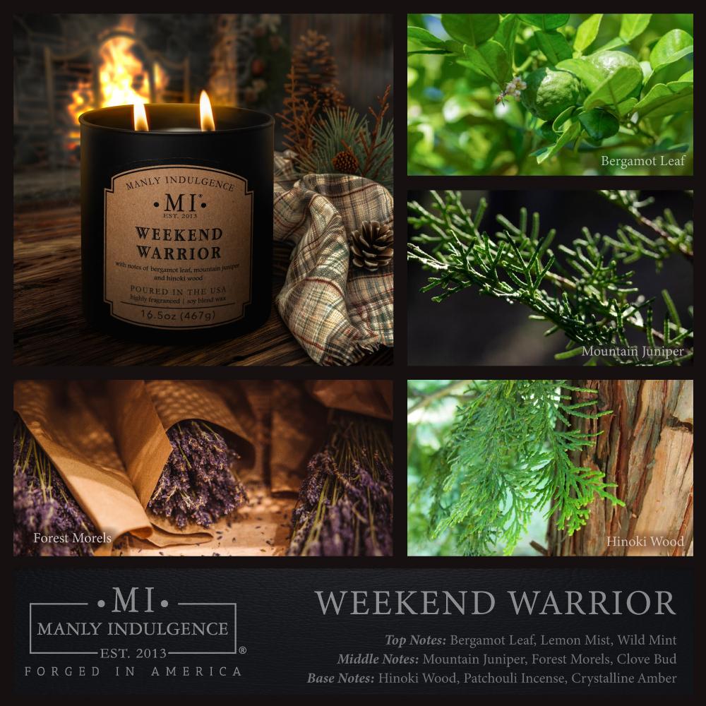 Image of various ingredients that form a part of the fragrance notes of the product Classic Plus weekend warrior