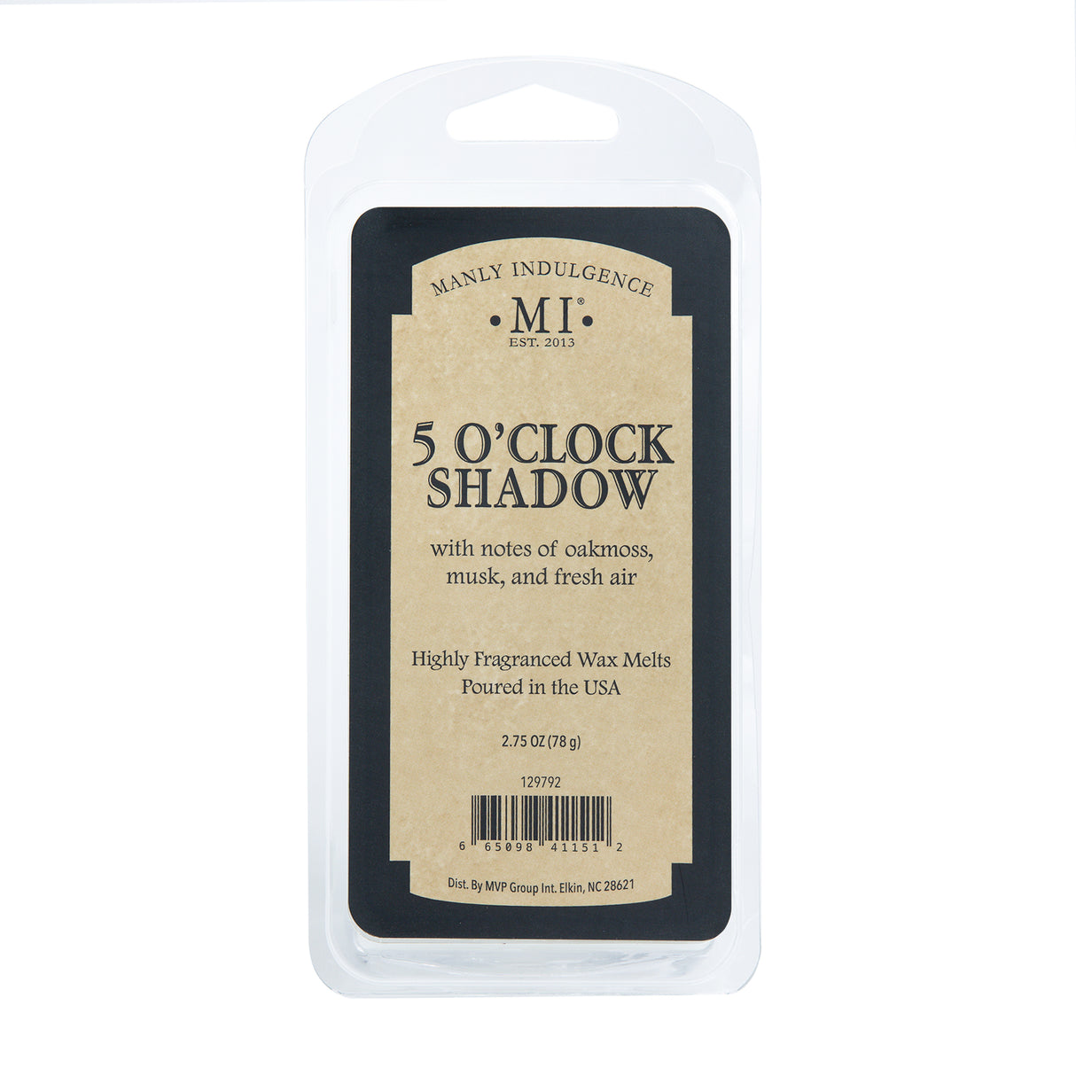 5 O'Clock Shadow, Wax Melts, 2.75 oz