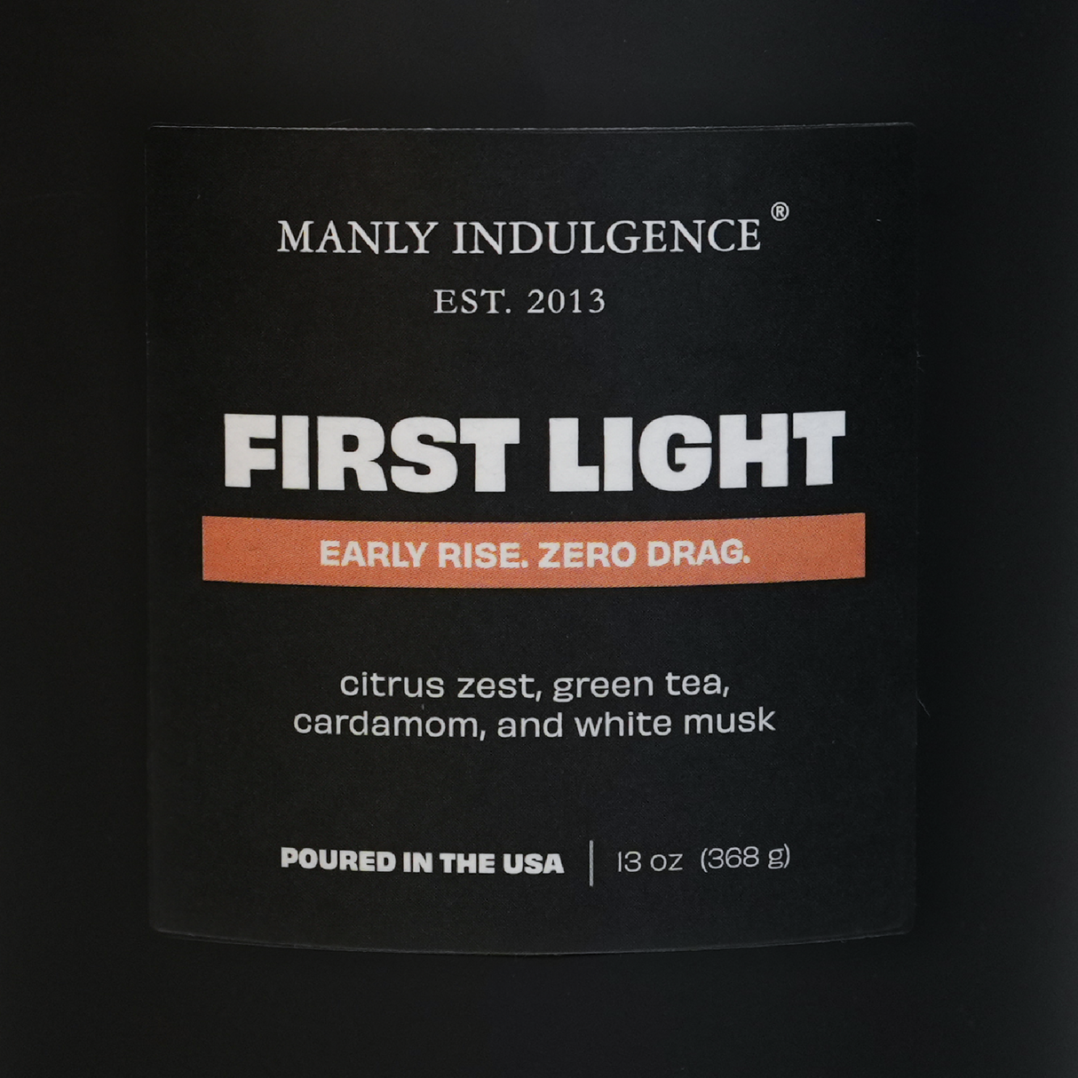 First Light – Fresh Citrus, Green Tea & Soft Woods Candle