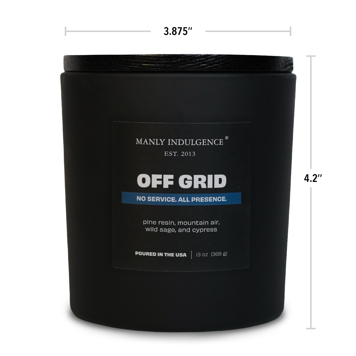 Off Grid – Fresh Pine, Aromatic Herbs & Clean Musk Candle