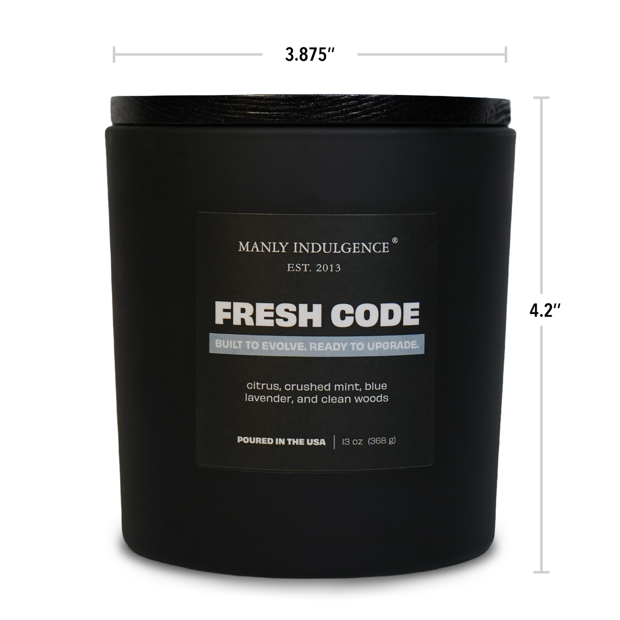 Fresh Code – Fresh Citrus, Aromatic Herbs & Warm Woods Candle