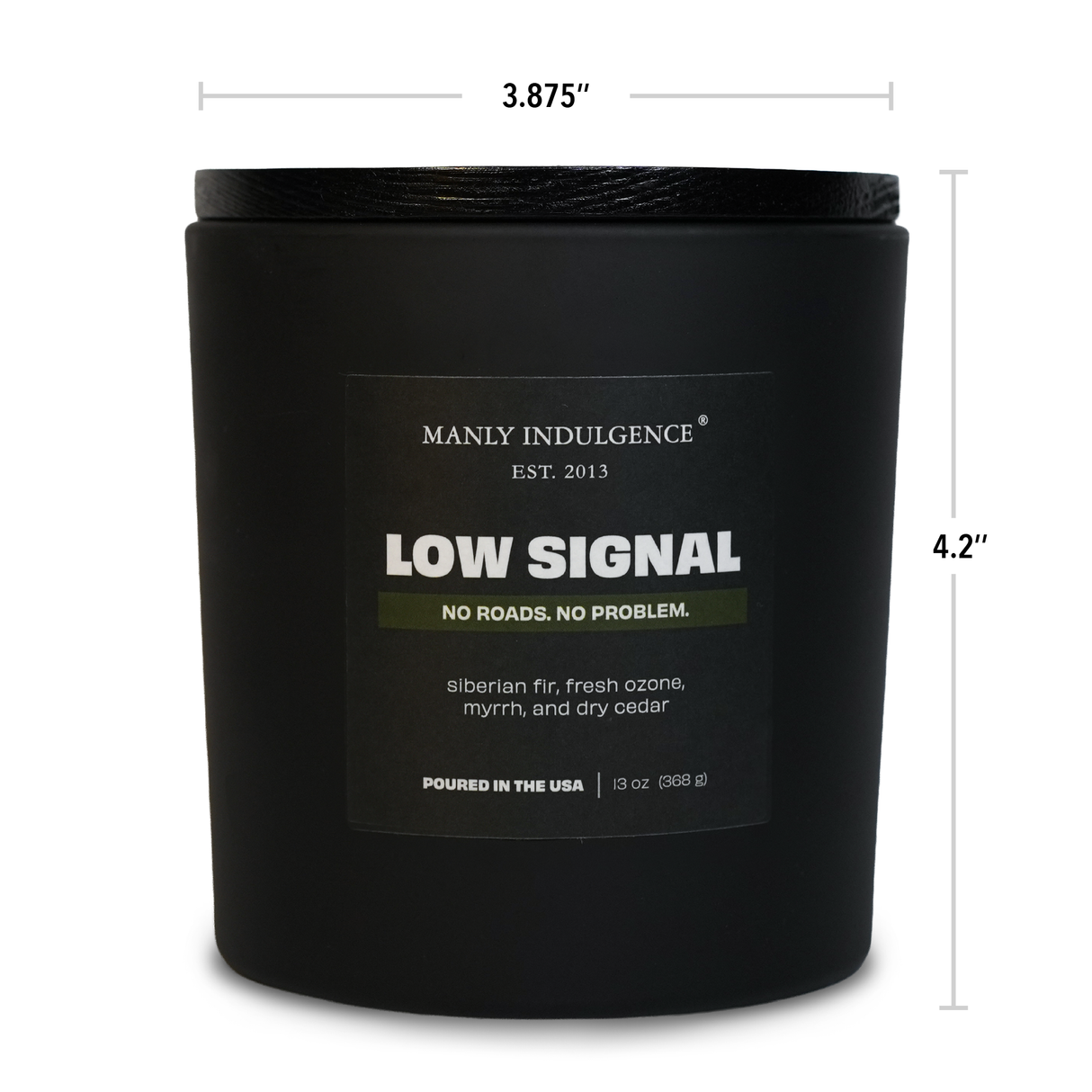 Low Signal – Fresh Woods & Aromatic Air Candle