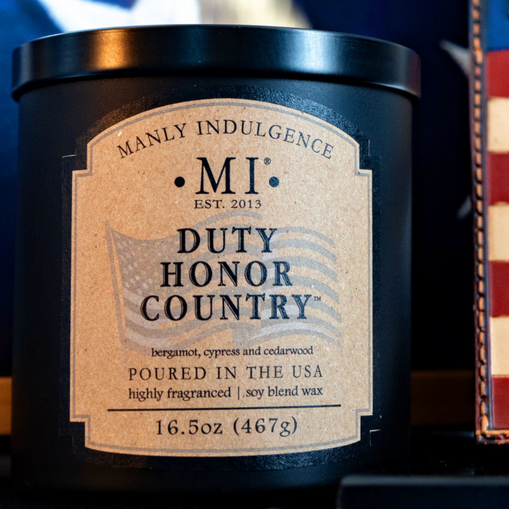 an image of the candle classic plus DHC against a flag