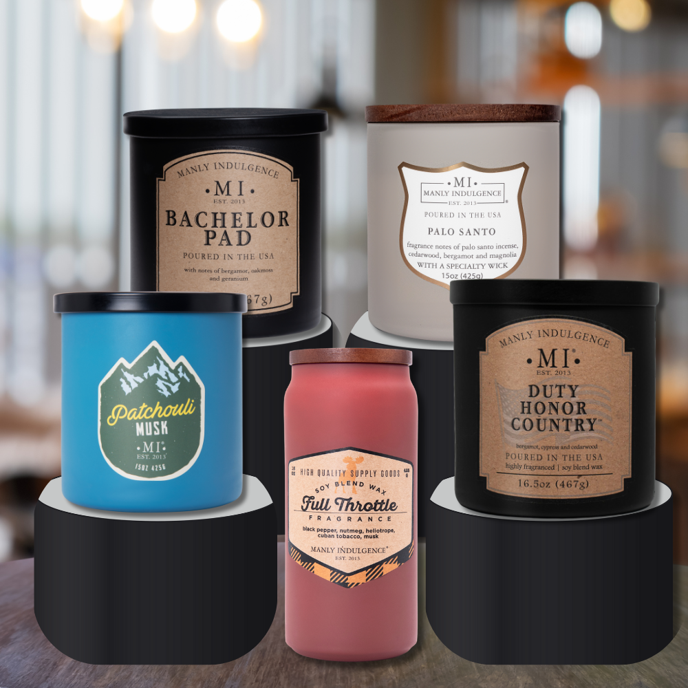 an image of products that form part of the bundle product Say Hello To Manly Indulgence