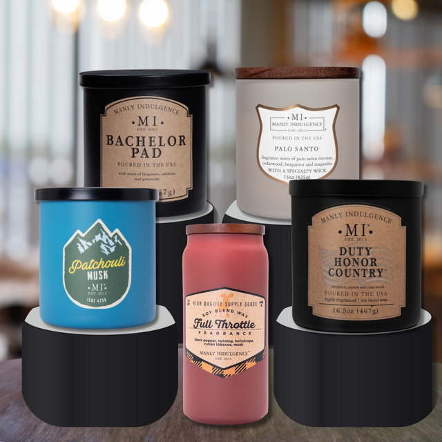 an image of products that form part of the bundle product Say Hello To Manly Indulgence