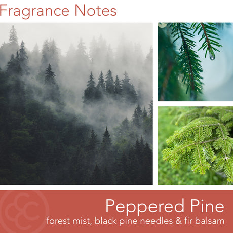 Manly Indulgence All American Peppered Pine Candles