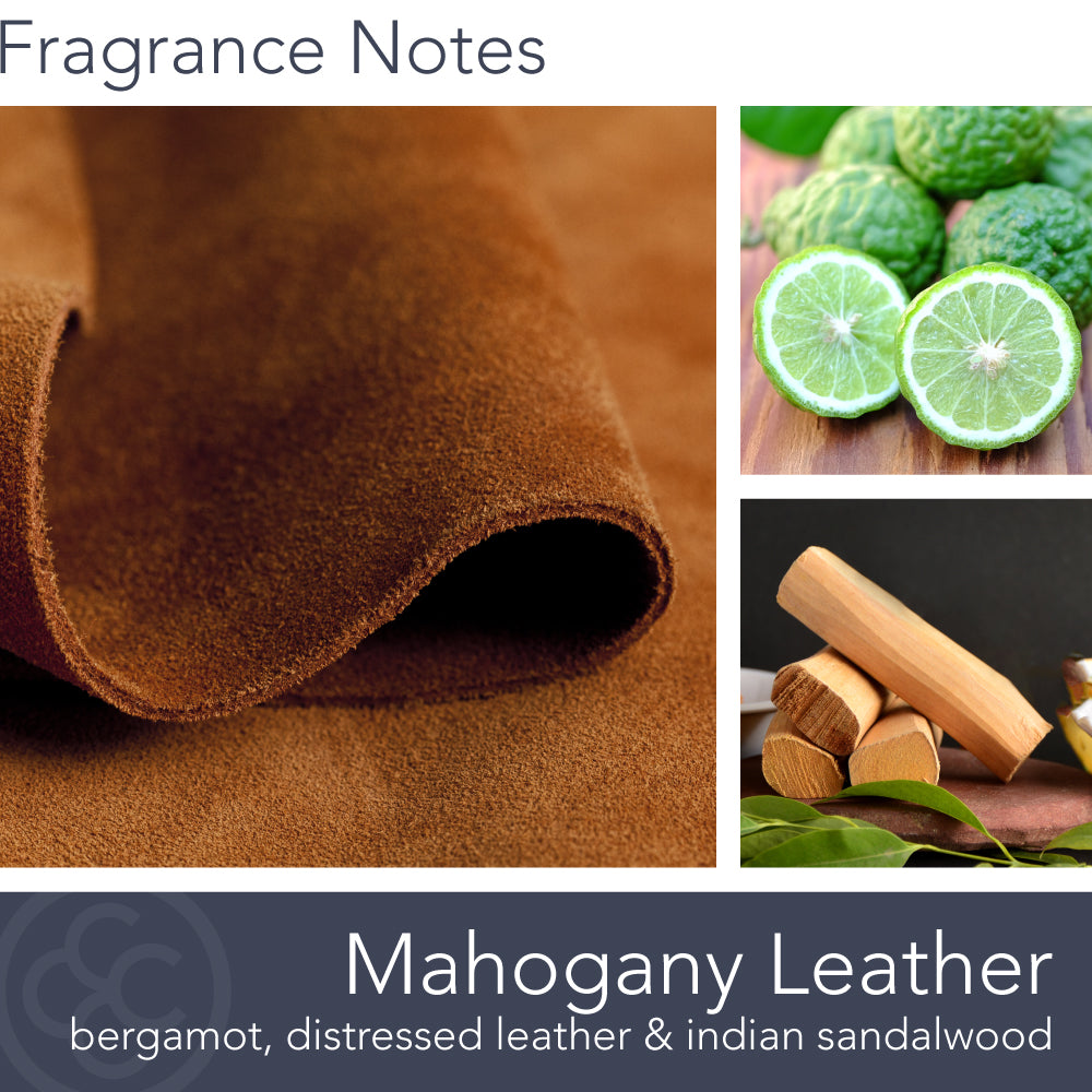 Manly Indulgence All American Mahogany Leather candle