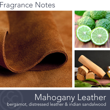 Manly Indulgence All American Mahogany Leather candle