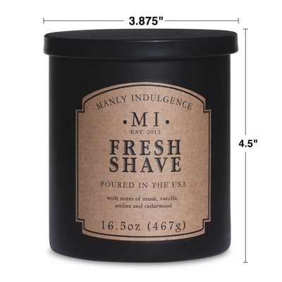 Manly Indulgence Classic collection Fresh Shave Candles