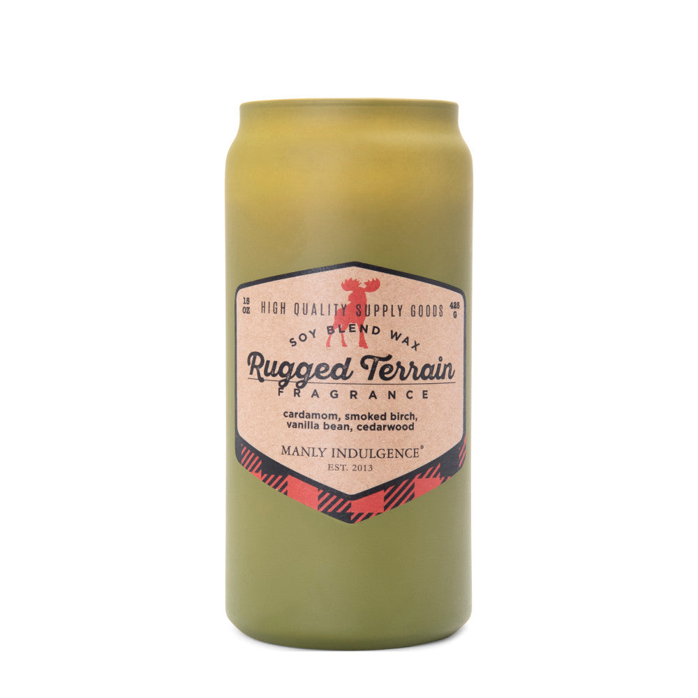 Manly Indulgence Scented Jar Candle, Adventure Collection, 15oz, Rugged