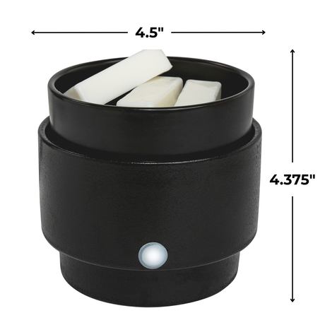 Wax warmer dimensions 4.5 inch depth x 4.375 inch depth