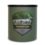 Creekside Cast - Woods & Aromatics Candle, 16oz, Two Wick