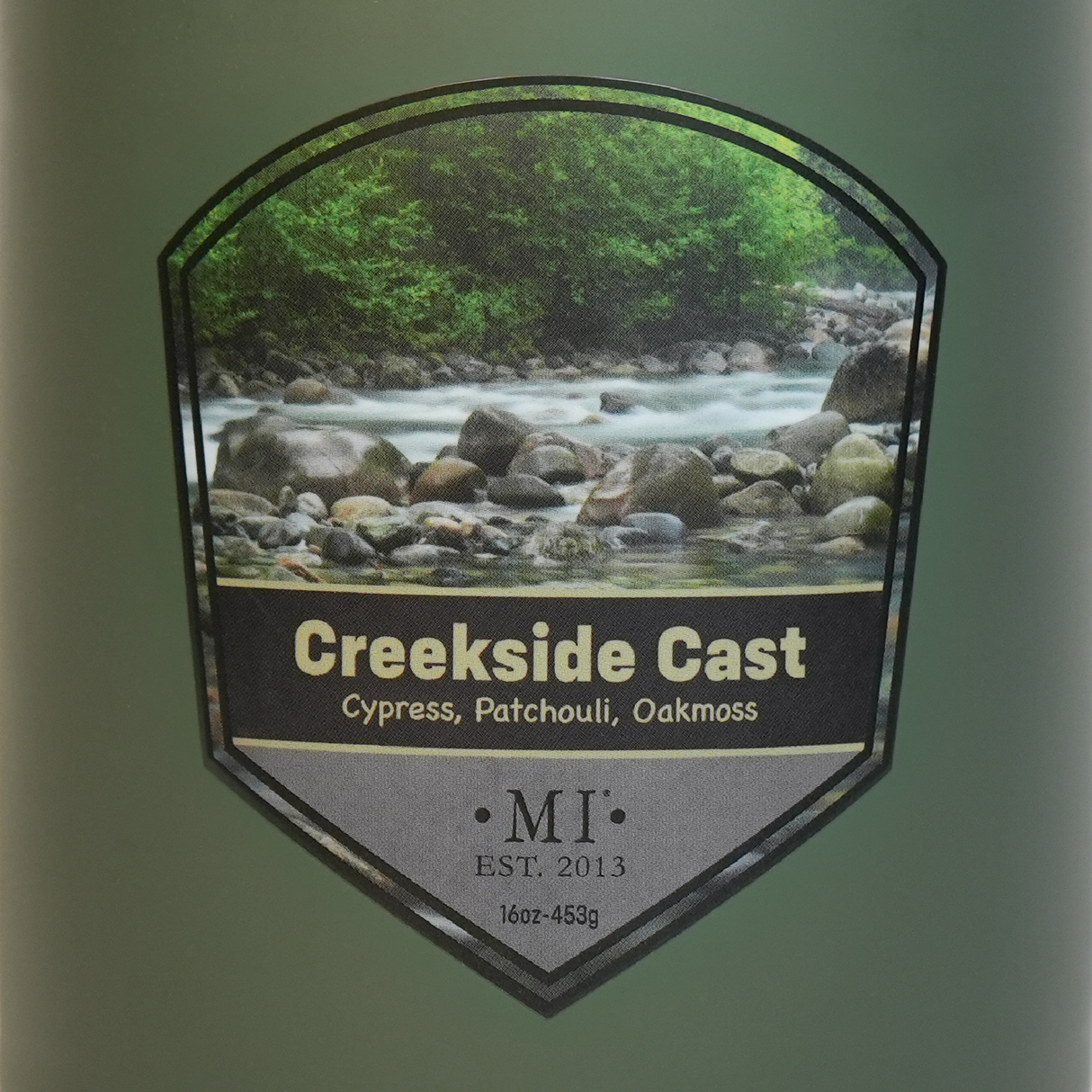 Creekside Cast - Woods & Aromatics Candle, 16oz, Two Wick