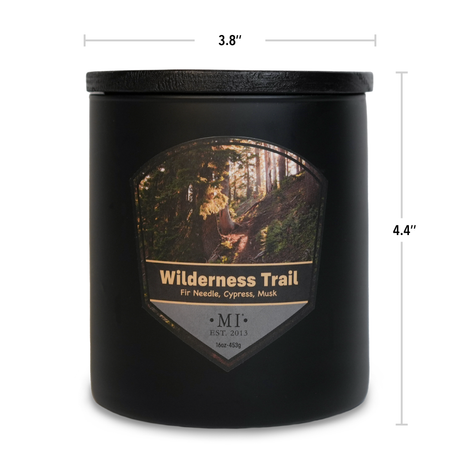 Wilderness Trail - Mountain Air & Musk Candle, 16oz, Two Wick