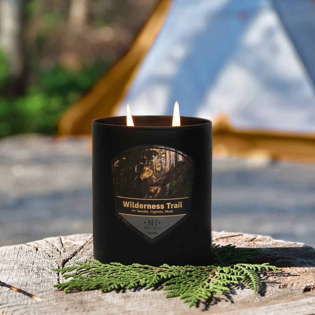 Wilderness Trail - Mountain Air & Musk Candle, 16oz, Two Wick