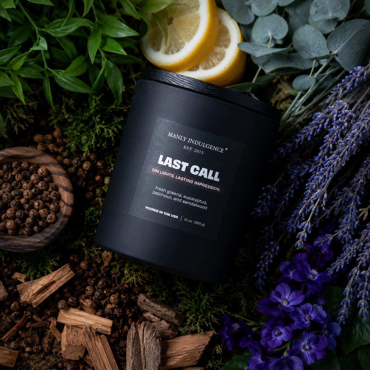 Last Call – Citrus, Woods & Musk Candle
