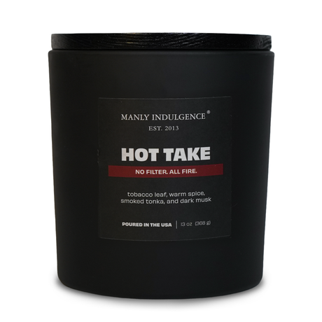 Hot Take – Tobacco, Warm Spice & Dark Woods Candle