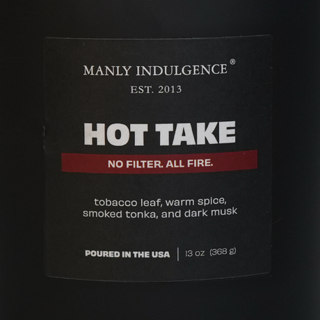 Hot Take – Tobacco, Warm Spice & Dark Woods Candle
