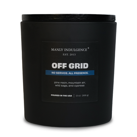 Off Grid – Fresh Pine, Aromatic Herbs & Clean Musk Candle