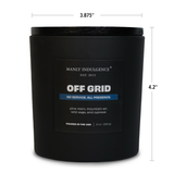 Off Grid – Fresh Pine, Aromatic Herbs & Clean Musk Candle