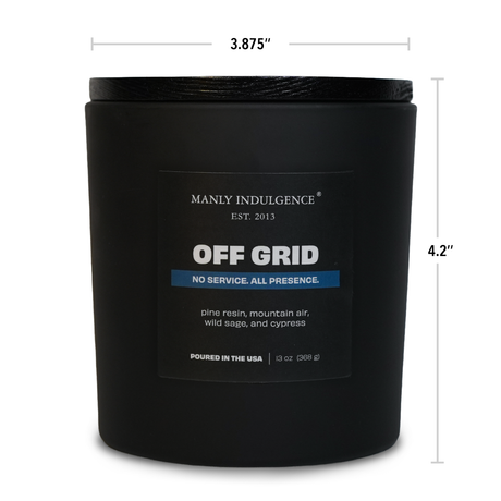 Off Grid – Fresh Pine, Aromatic Herbs & Clean Musk Candle