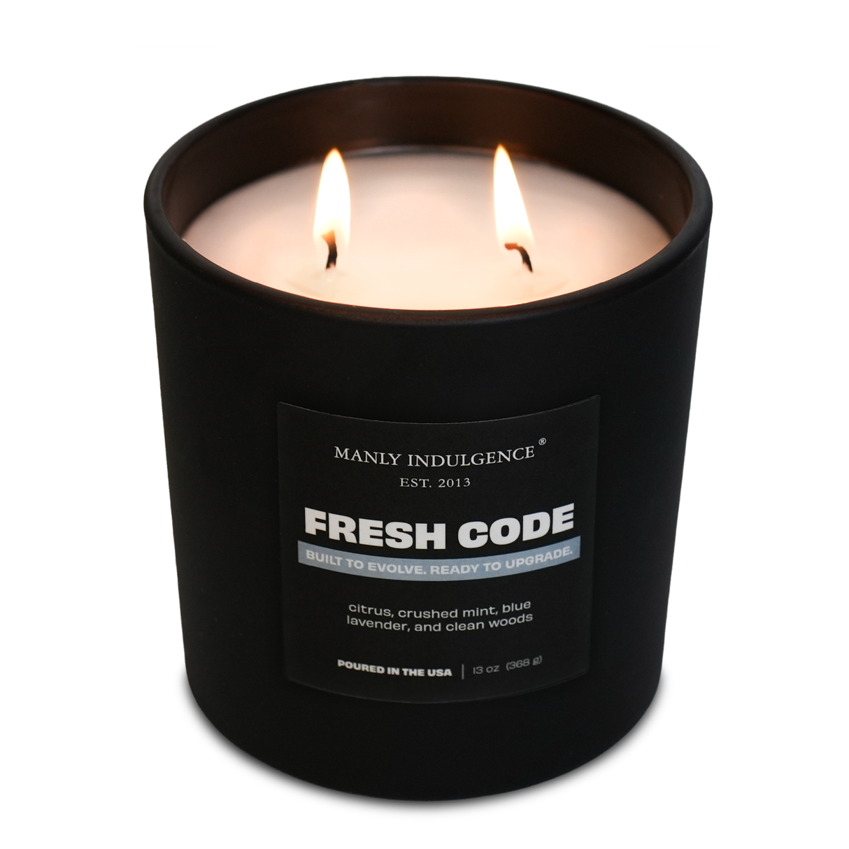 Fresh Code – Fresh Citrus, Aromatic Herbs & Warm Woods Candle