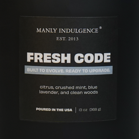 Fresh Code – Fresh Citrus, Aromatic Herbs & Warm Woods Candle