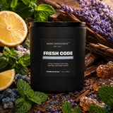 Fresh Code – Fresh Citrus, Aromatic Herbs & Warm Woods Candle