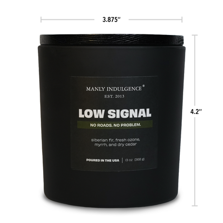 Low Signal – Fresh Woods & Aromatic Air Candle