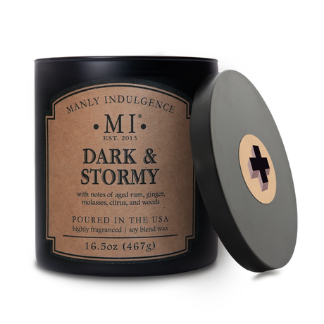 Dark & Stormy Scented Candle, Classic+ Collection, 16.5 oz