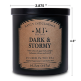 Dark & Stormy Scented Candle, Classic+ Collection, 16.5 oz