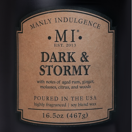 Dark & Stormy Scented Candle, Classic+ Collection, 16.5 oz