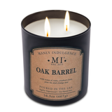 Oak Barrel Scented Candle, Classic+ Collection, 16.5 oz