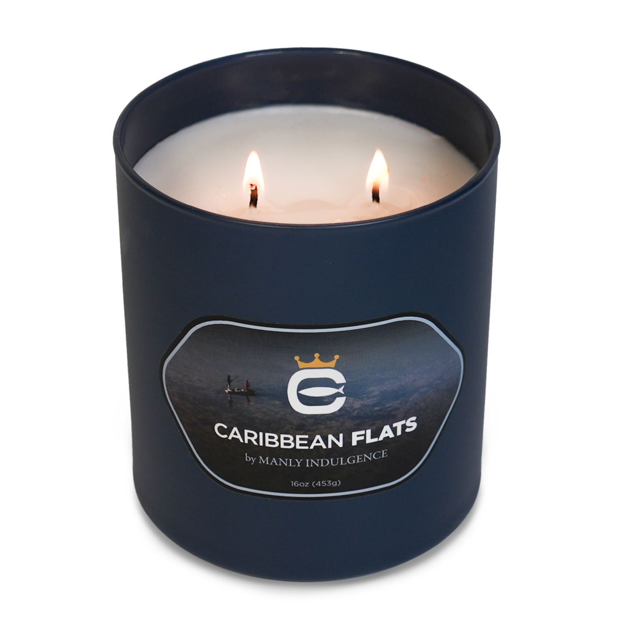Carribean Flats, 16oz, Two Wick - Cortland Line® x Manly Indulgence®