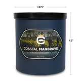 Coastal Mangrove, 16oz, Two Wick - Cortland Line® x Manly Indulgence®