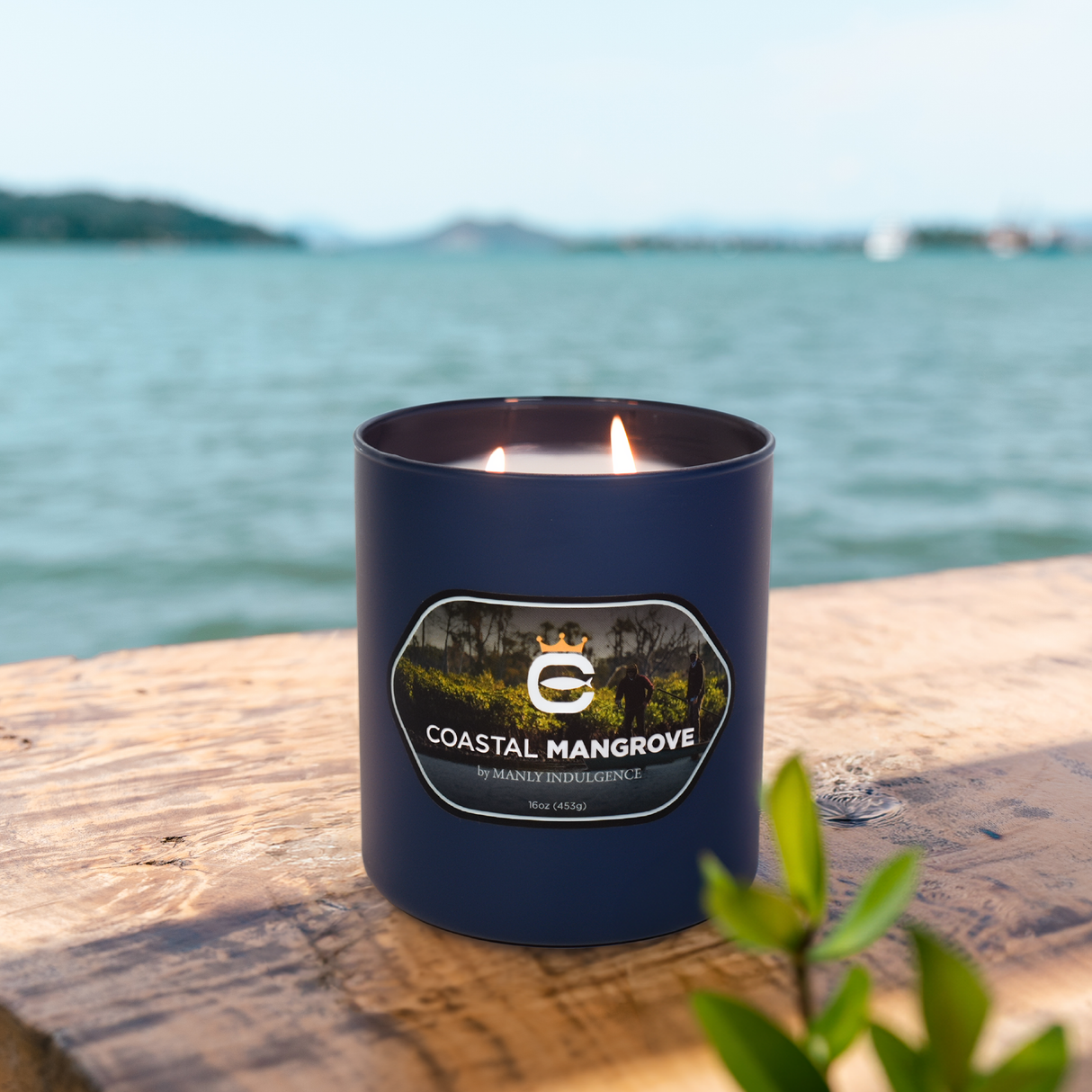 Coastal Mangrove, 16oz, Two Wick - Cortland Line® x Manly Indulgence®