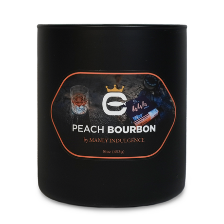 Peach & Bourbon, 16oz, Two Wick - Cortland Line® x Manly Indulgence®