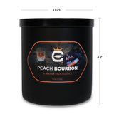 Peach & Bourbon, 16oz, Two Wick - Cortland Line® x Manly Indulgence®