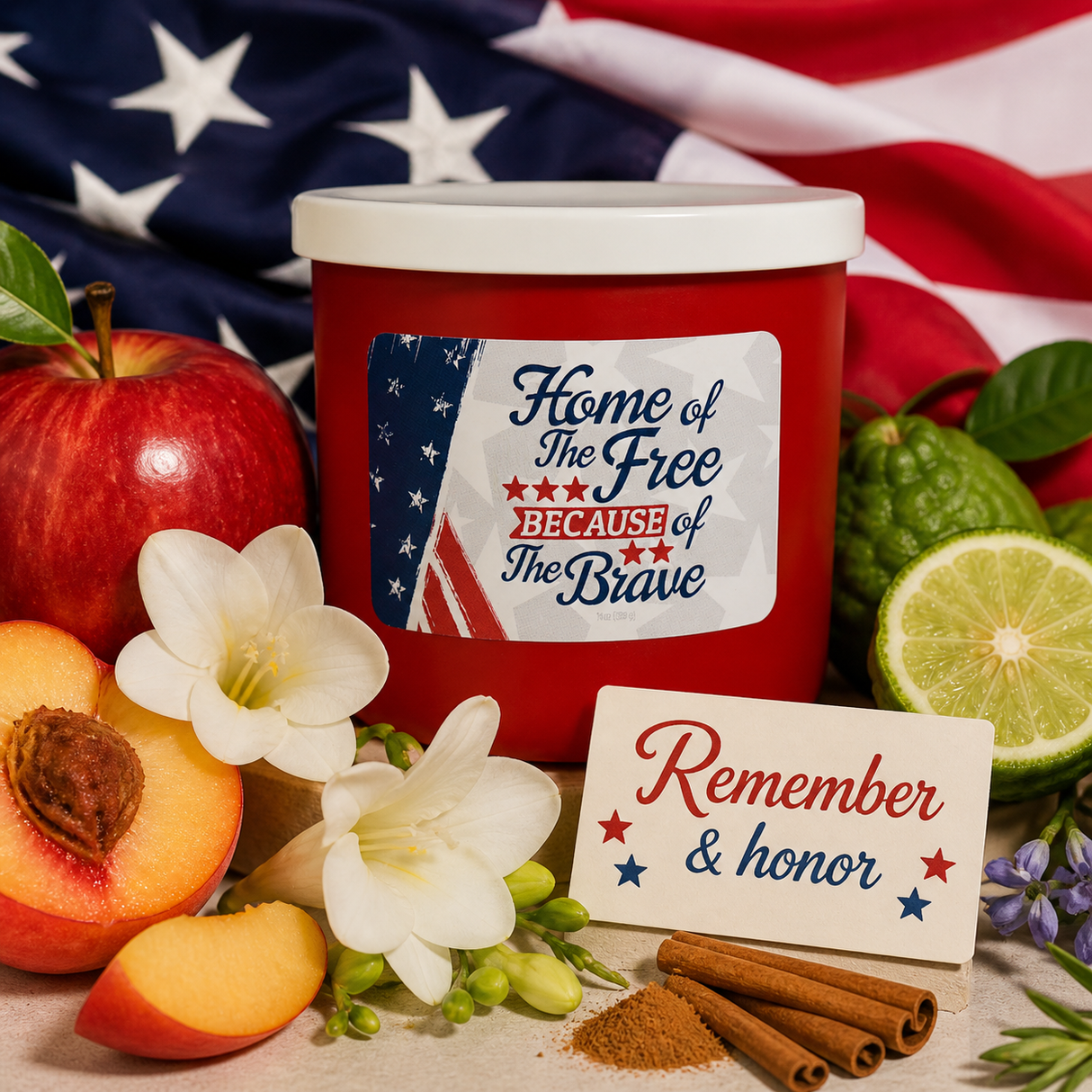 Home of the Free, 14oz, Memorial Day Limited Edition Candle