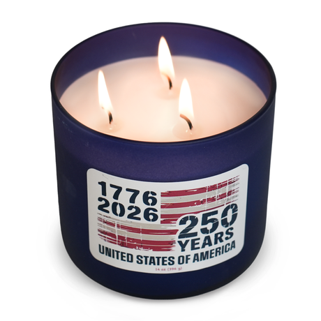 USA 250th Anniversary, 14oz, July 4th Limited Edition Candle
