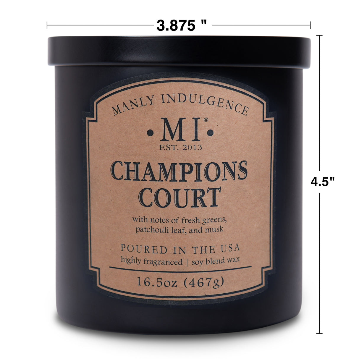 Champions Court, Classic+ Collection, 16.5 oz