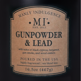 Gunpowder & Lead Scented Candle, Classic+ Collection, 16.5 oz
