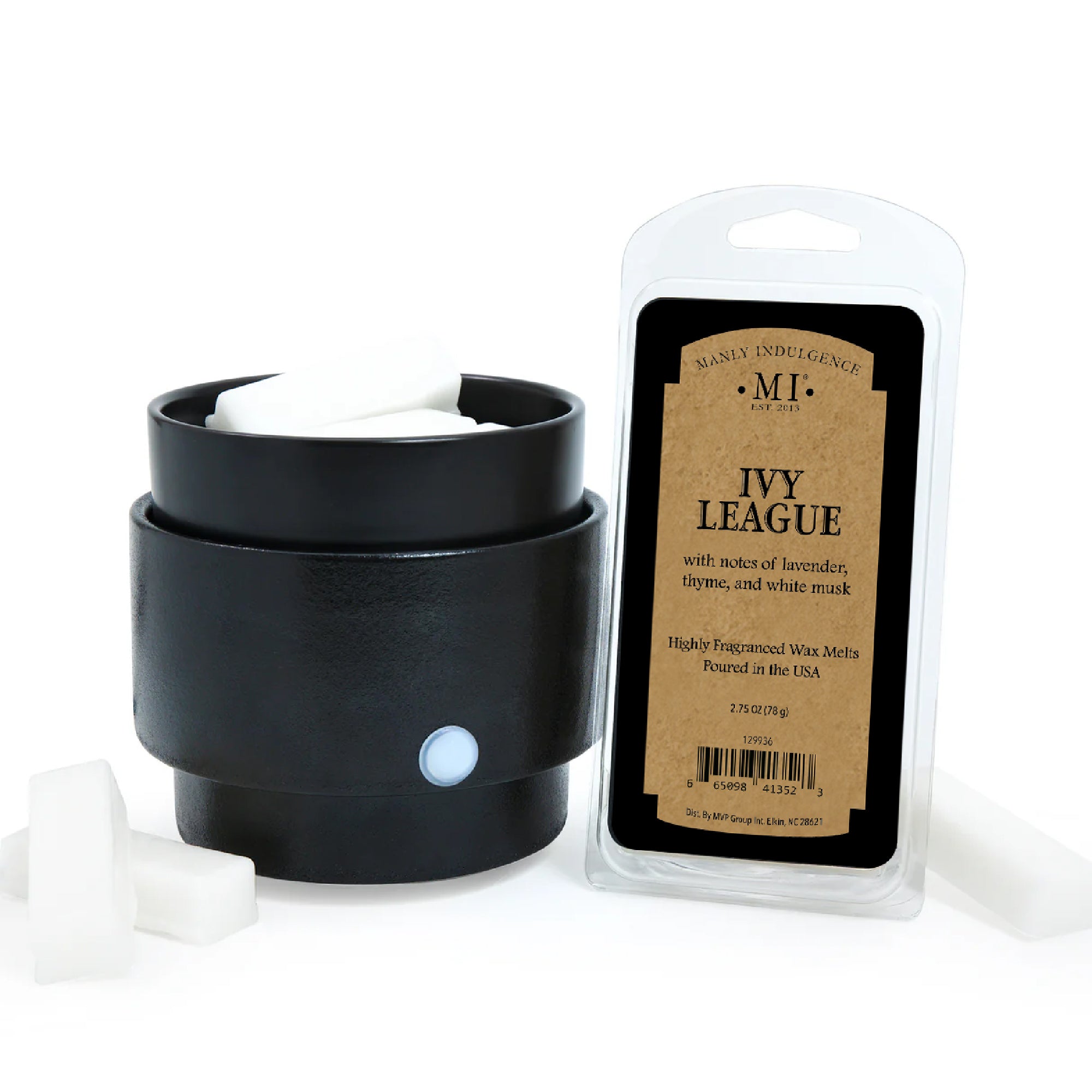 Manly Indulgence Ivy League, Wax Melts, 2.75 oz, 40hr Burn – Manly