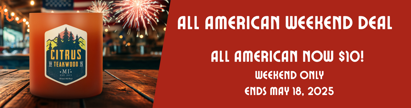 All American Weekend Deal. All American now $10. Weekend only. Ends may 18 2025