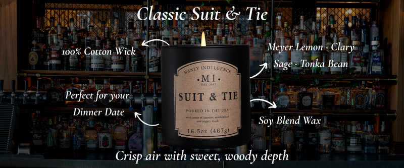 image describing various features of the product Suit & Tie from the OG classic collection