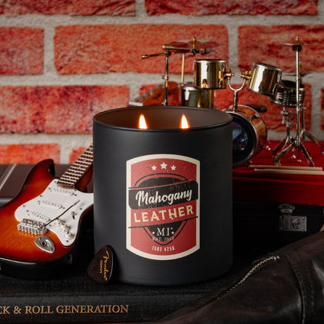 Manly Indulgence All American Mahogany Leather candle