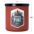 Manly Indulgence All American Peppered Pine Candles