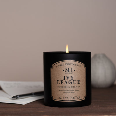 Manly Indulgence Classic collection Ivy League Candles