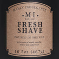 Manly Indulgence Classic collection Fresh Shave Candles