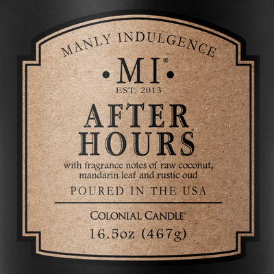 Manly Indulgence Classic collection After Hours Candles